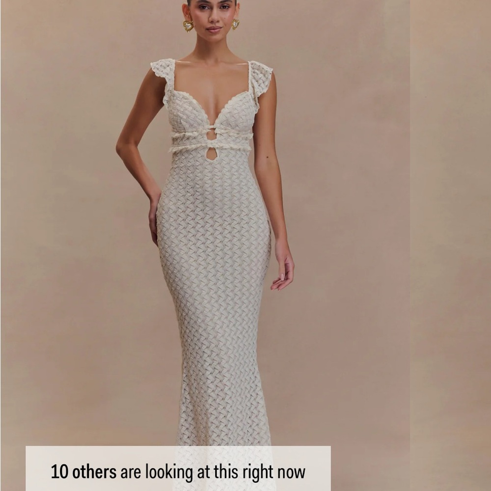 Meshki White Ezra Dress